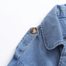 Charger l'image dans la galerie, Casual Denim Long Retro Belt Style Jacket