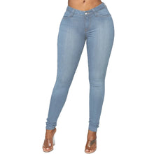 Lade das Bild in den Galerie-Viewer, High Waist Stretch Skinny Pencil Skinny Jeans