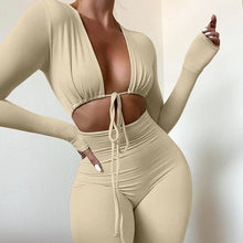 Lade das Bild in den Galerie-Viewer, Casual Womens Hollow Out Jumpsuit