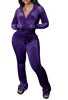 Lade das Bild in den Galerie-Viewer, Two Piece Corduroy Hoodie Matching Pants Sport Set