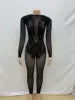 Lade das Bild in den Galerie-Viewer, High Waist Playsuits Knitted One Pieces Romper