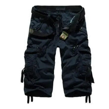 Load image into Gallery viewer, Men Joggers Cargo Cotton Knee Length Shorts