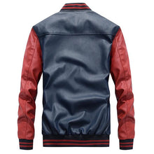 Load image into Gallery viewer, Men Embroidery Baseball Pu Leather Jackets