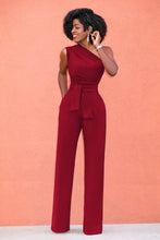 Load image into Gallery viewer, Women Off Shoulder Casual Jumpsuits Wide Leg Pants