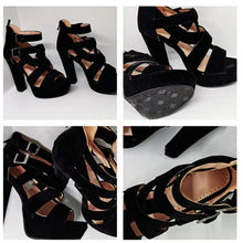 Charger l'image dans la galerie, Sexy Super High Black Fish Women Sandals