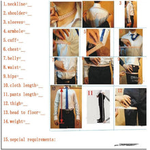 Load image into Gallery viewer, Men's Stripe Blazer Tuxedos Suit