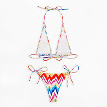 Lade das Bild in den Galerie-Viewer, Liu Ming Custom Printed Summer Sexy Push Up Brazillian Swimwear