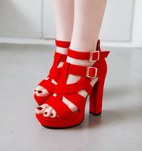 Charger l'image dans la galerie, Sexy Super High Black Fish Women Sandals