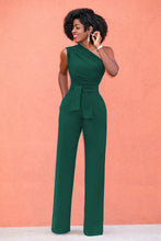 Load image into Gallery viewer, Women Off Shoulder Casual Jumpsuits Wide Leg Pants
