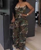 Lade das Bild in den Galerie-Viewer, Sexy Strapless Single Breasted Multi Pockets Jumpsuit
