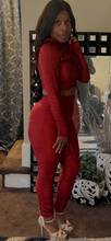 Load image into Gallery viewer, Women Two Piece Crop Top Set