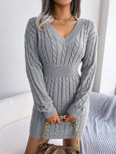 Load image into Gallery viewer, Ins Style Real Shot Autumn and Winter European and American Fashion Waist Twist Hip Dress Sweater Skirt Amazon Cross-Border Women's Clothing