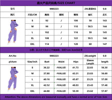 Load image into Gallery viewer, 80223 European and American Cross-Border New Style One-Piece Loungewear Sexy Open-Back Women's Long-Sleeve Jumpsuit with Hood Cute Furry