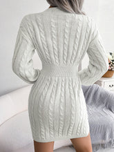 Load image into Gallery viewer, Ins Style Real Shot Autumn and Winter European and American Fashion Waist Twist Hip Dress Sweater Skirt Amazon Cross-Border Women's Clothing