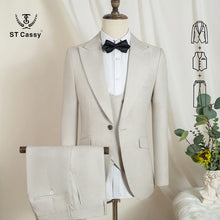Load image into Gallery viewer, High Quality Luxury Men's Slim-Fit Wedding Coat Full Mens Suit