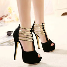 Lade das Bild in den Galerie-Viewer, 13CM Woman Fashion Platform High Heeled Sandals