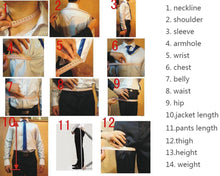 Load image into Gallery viewer, Men's Blazer Pants and Jacket Italian Design Notched Lapel Slim Fit Suit