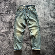 Load image into Gallery viewer, 14OZ American vintage red ear high-end loose straight leg denim pants