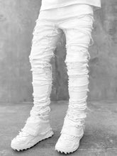 Load image into Gallery viewer, American Stretch Patch Denim Straight-Leg Pants