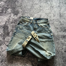 Load image into Gallery viewer, 14OZ American vintage red ear high-end loose straight leg denim pants