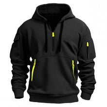 Lade das Bild in den Galerie-Viewer, Men's Solid Long Sleeve Multi-pocket Zipper Pullover