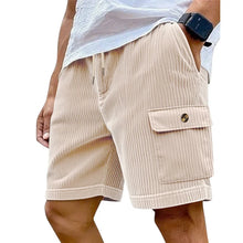 Load image into Gallery viewer, American Men's Heavy Loose Four Seasons Hip Hop Casual Sports Running Corduroy Tooling Shorts