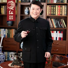 Load image into Gallery viewer, Mao Chinese Tunic Traditional Jacket Pants Set