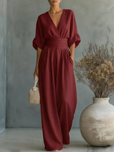 Load image into Gallery viewer, Women V-neck Jumpsuits forOffusers Overalls Vacation Outfit New