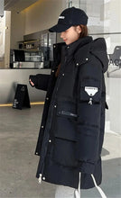 Load image into Gallery viewer, Parka Down Cotton Loose Hooded Long Coat