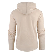 Load image into Gallery viewer, Men's Hooded Long Sleeve Solid Color Shirts