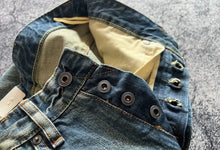 Load image into Gallery viewer, 14OZ American vintage red ear high-end loose straight leg denim pants