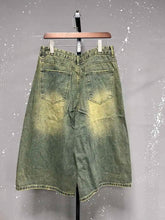Load image into Gallery viewer, IEFB Fashion Loose Men's Straight Denim Pants American Style Casual Worn-out Design Wide Leg Jeans Summer New Trend 9C6256