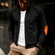 Load image into Gallery viewer, Men's Zipper front, Pleated Sleeves, Jacket