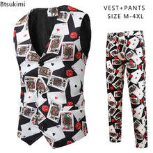 Load image into Gallery viewer, Men's Luxury Suit 3 Piece Paisley Formal Suits