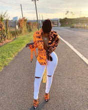 Lade das Bild in den Galerie-Viewer, Women's White High Waist Ripped Jeans