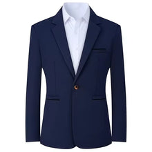 Load image into Gallery viewer, Mens Sport Coat Casual Blazer One Button Business Suit Jacket Formal Dress Suit Coat Slim Fit Suit Jackets Spring Autumn