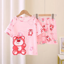 Lade das Bild in den Galerie-Viewer, Summer Short Sleeve Capybara Kids Pajamas Sets