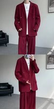 Load image into Gallery viewer, Casual Loose Fitting 2 Piece Suit