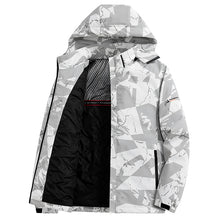 Load image into Gallery viewer, Camouflage Puffer Cargo Jackets Men Work Coats