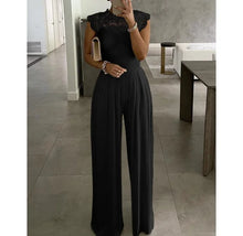 Load image into Gallery viewer, Solid Fashion Pants Loose Casual Lace Jumpsuit for Women