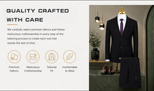 Load image into Gallery viewer, Men's Suits Complete Men's Suits 3‑Piece Outfit Set Elegant Wrinkle‑Resistant Well‑Tailored For Wedding Business Meetings
