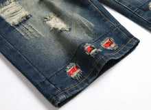 Load image into Gallery viewer, New Summer Vintage Washed Denim Ripped Shorts
