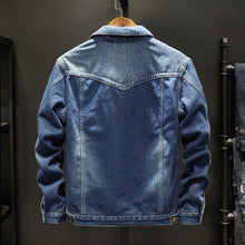 Lade das Bild in den Galerie-Viewer, Denim Men Casual Loose Jacket