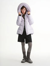 Load image into Gallery viewer, DUSHU Puff Down Jacket Long and Short Styles of Goose Down Jacket Women Fox Fur Collar 2025 Winter Outerwear Simple Commuting
