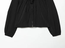 Load image into Gallery viewer, Red Long-Sleeve Drawstring Decorative Festive Hoodie Zipper Cardigan Casual Versatile Jacket