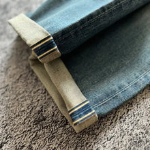 Load image into Gallery viewer, 14OZ Red Ear American Classic fit straight drum cotton ball Denim Jeans