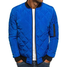 Cargar imagen en el visor de la galería, Chaquetas de malla con cuello de béisbol para hombre