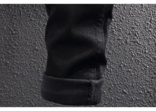 Load image into Gallery viewer, Men Elastic Slim Fit Destroyed Ripped Jeans