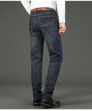 Lade das Bild in den Galerie-Viewer, WTHINLEE Four Seasons New Office Business Casual Men's Jeans American High Quality Loose Straight Retro Versatile Denim Trousers