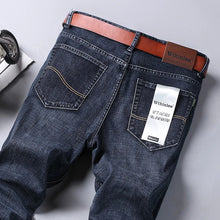 Lade das Bild in den Galerie-Viewer, WTHINLEE Four Seasons New Office Business Casual Men's Jeans American High Quality Loose Straight Retro Versatile Denim Trousers